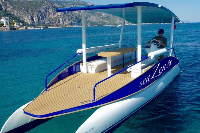 Private Cruise Near Nice and Monaco With Solar Powered Boat