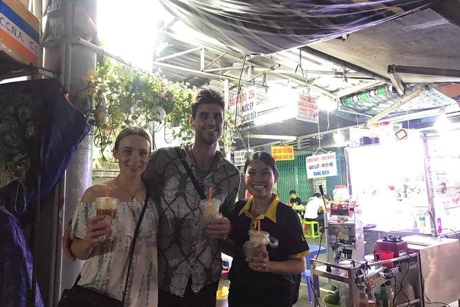 Private Street Food Tour by Scooter With Hotel Pickup