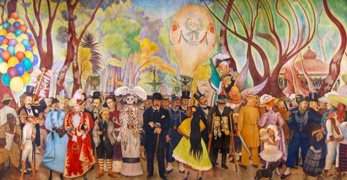 Private Tour of Murals in Downtown From Mexico City