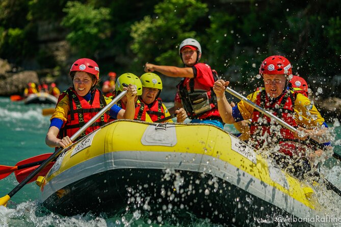 Rafting the Vjosa River in Gjirokaster, Albania