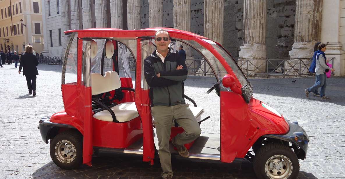 Rome: 4-Hour Private Afternoon Golf Cart City Tour