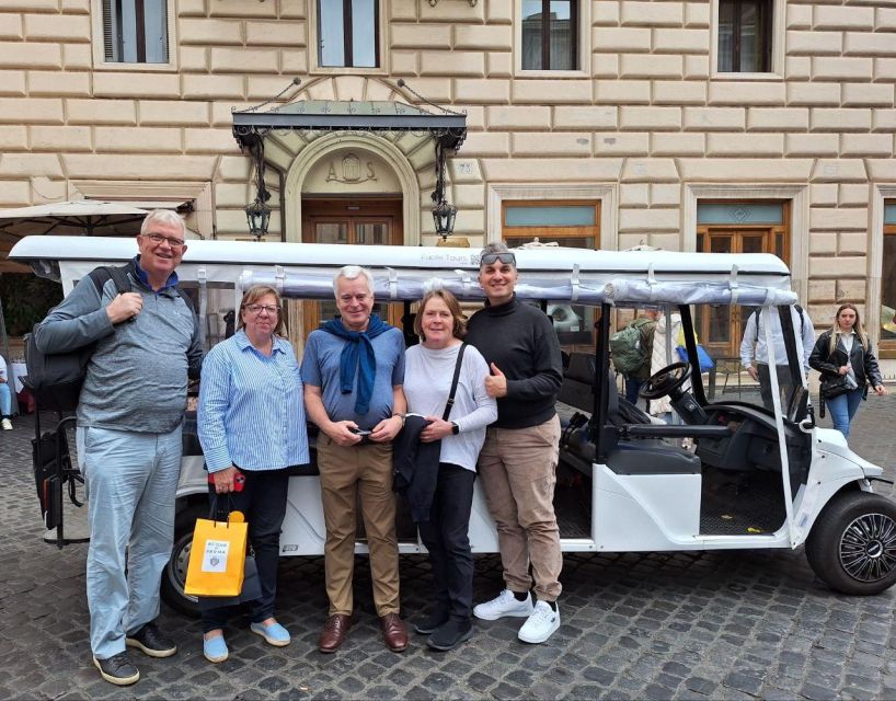 Rome: City Highlights on a Shared Golf Cart Tour