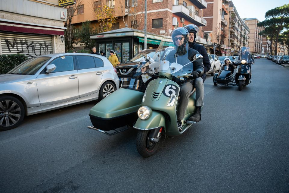 Rome: Day and Night Private Vespa Tour With Hotel Pickup