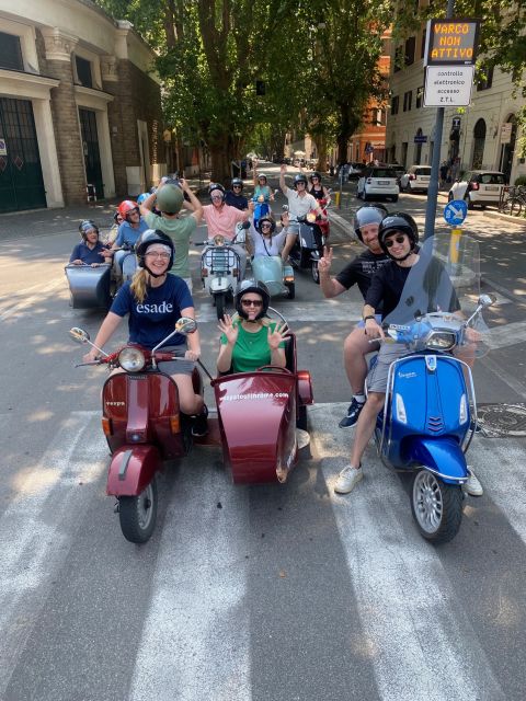 Rome: Highlights Vespa Sidecar Tour With Coffee and Gelato - Tour Overview