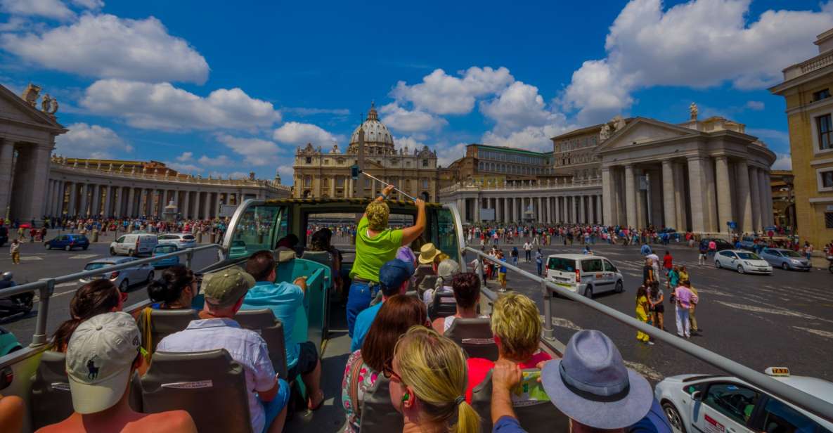 Rome: Hop-On-Hop-Off Bus With Vatican and Sistine Chapel