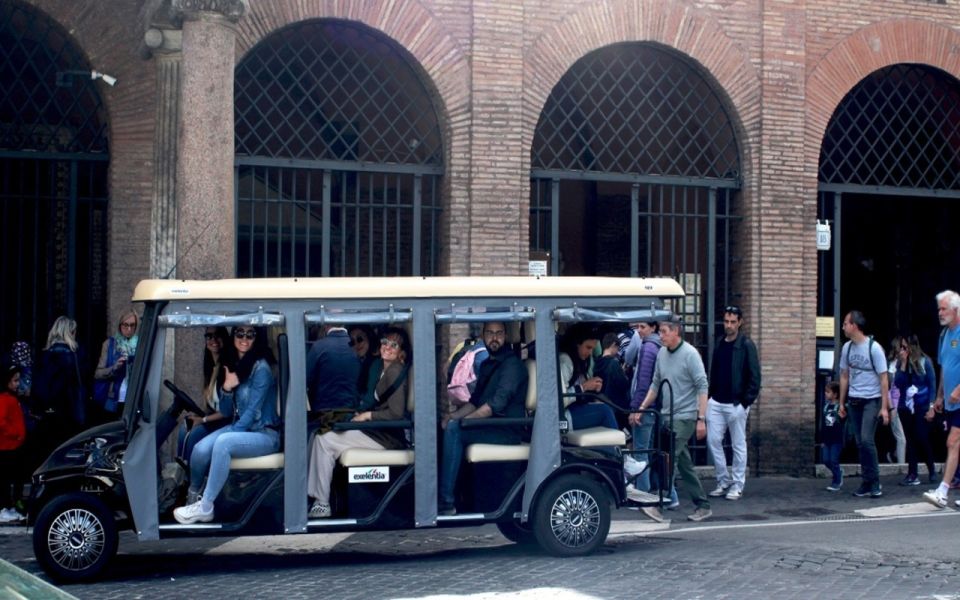 Rome: Night Tour of the City by Golf Cart