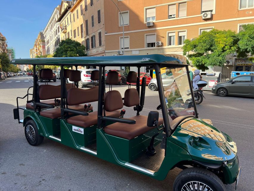 Rome: Private City Highlights Golf Cart Tour