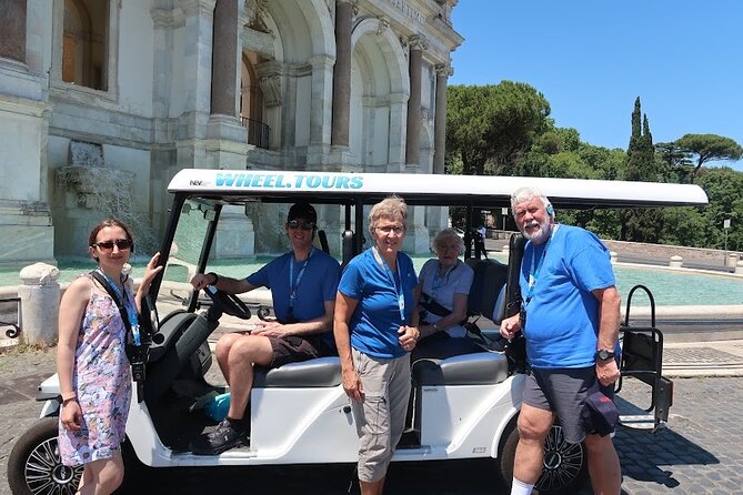 Rome: Small Group City Tour by Golf Cart With Gelato