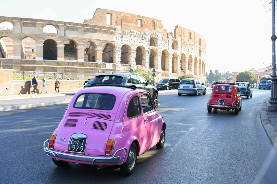 Rome: Tour in a Vintage ‘90s Fiat 500 With Paparazzi Photo - Tour Overview