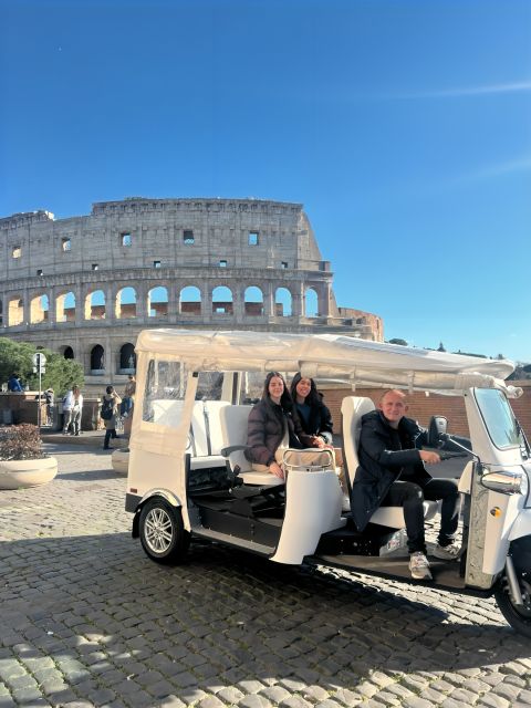 Rome: Tuk-Tuk 3 Hours Guided Tour in the City Center