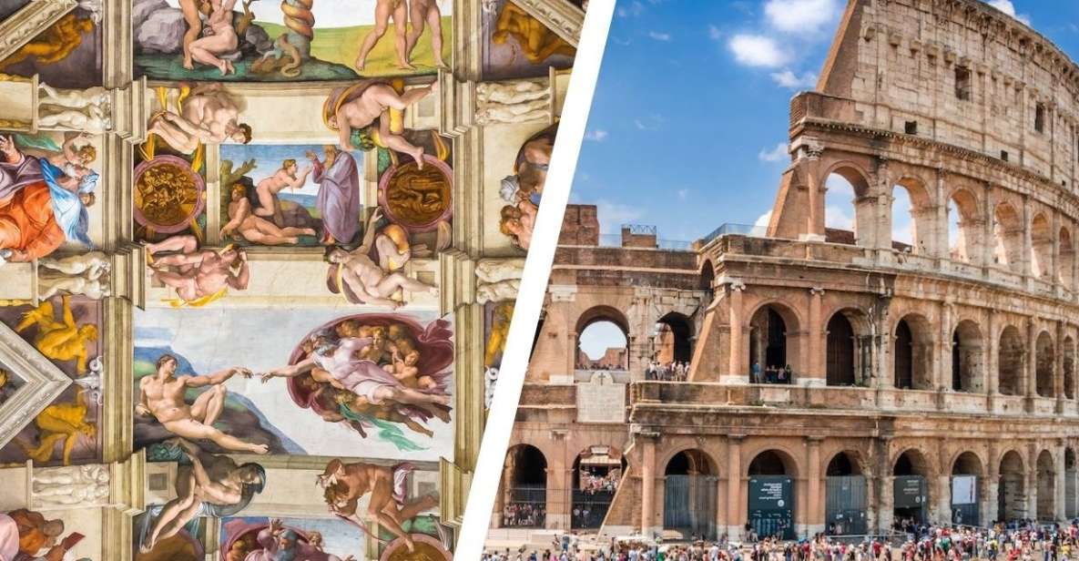 Rome: Vatican Museum Tour and Colosseum Experience