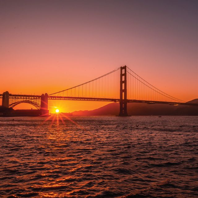 San Francisco: Golden Gate Bridge and Bay Sunset Cruise