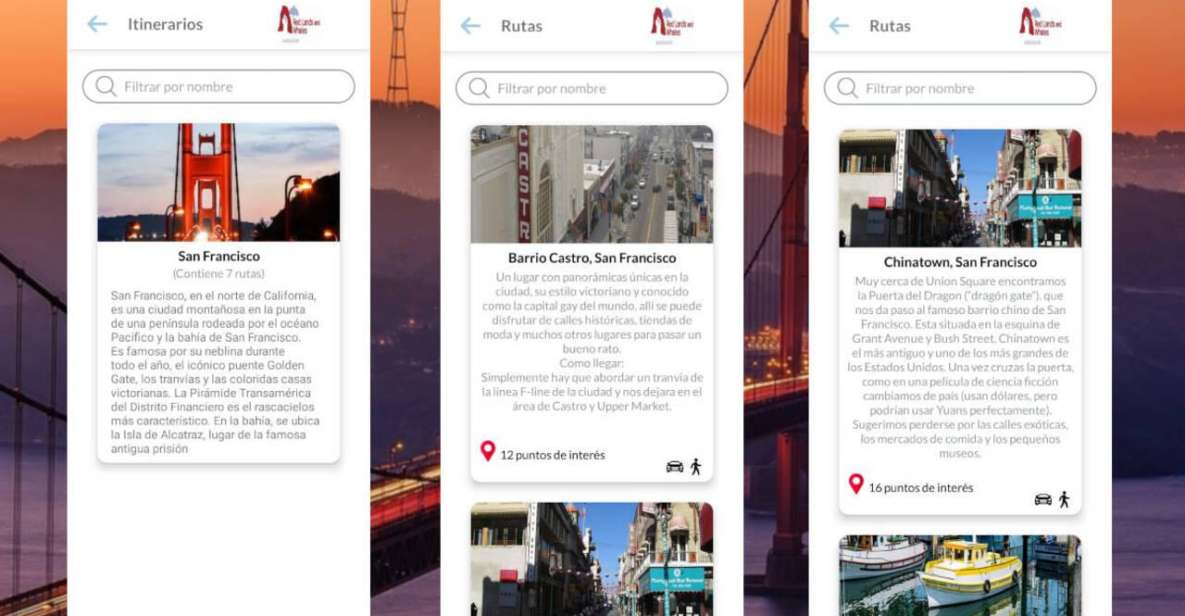 San Francisco Self-Guided Tour App – Multilingual Audioguide