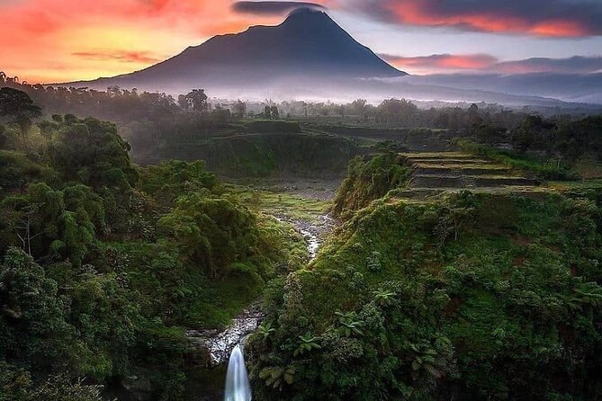 Selogriyo Temple and Trekking Java Rice Terraces, Hidden Waterfall – Nature Java