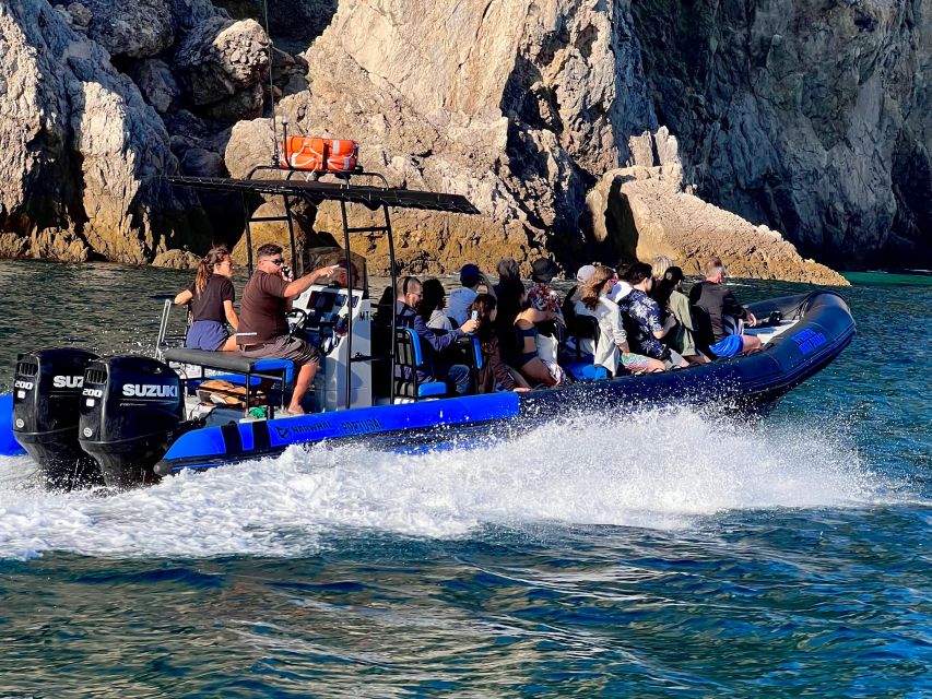 Sesimbra: Private Boat Tour Beaches of Arrábida Natural Park