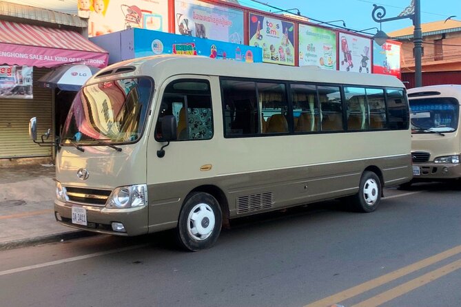 Siem Reap City to Siem Reap Angkor Airport by Shuttle Bus