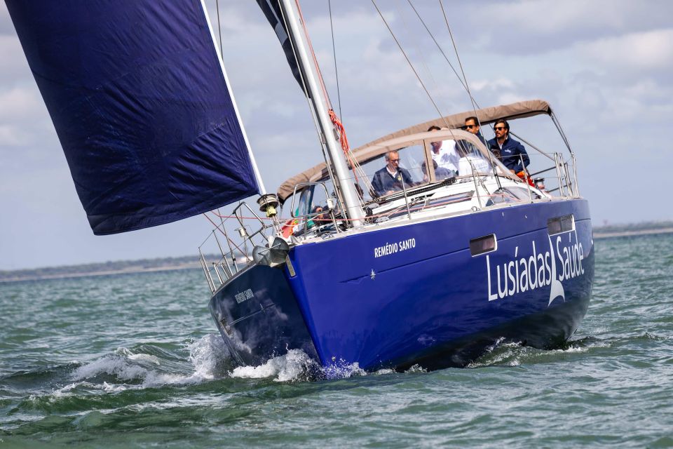 Sightseeing Sunset Sailboat Tour Along Tagus River Lisbon