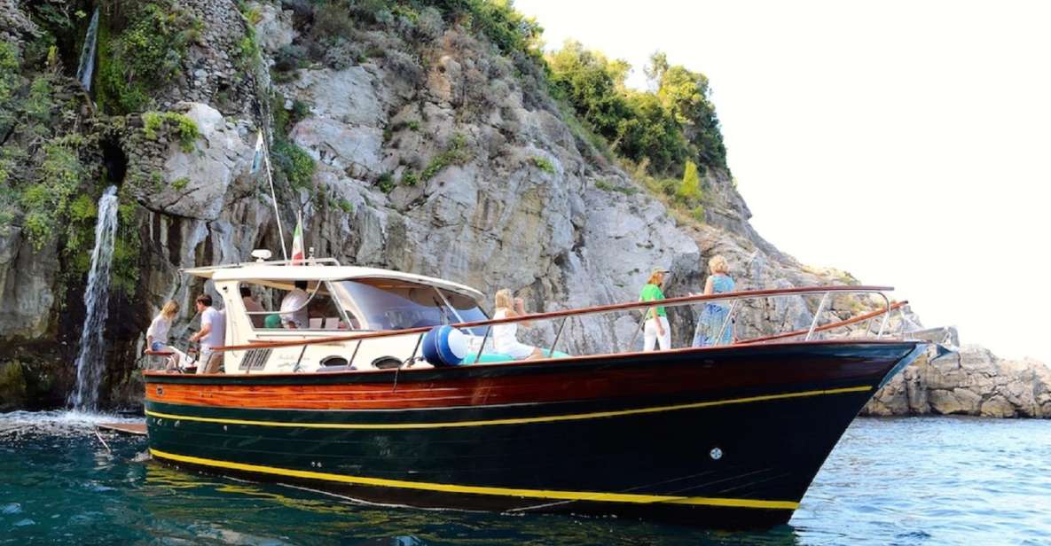 Sorrento and Amalfi Coast Small Group Tour by Boat - Itinerary Overview