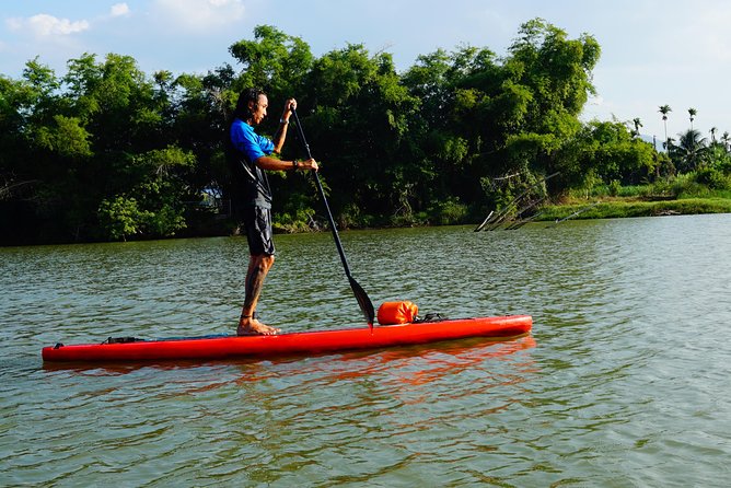 Stand Up Paddle Boarding and Sunset Watching on Cai River