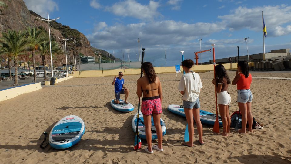 Stand Up Paddle Lesson in Calheta Beach