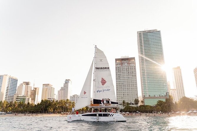 Sunset on Catamaran Joint Tour