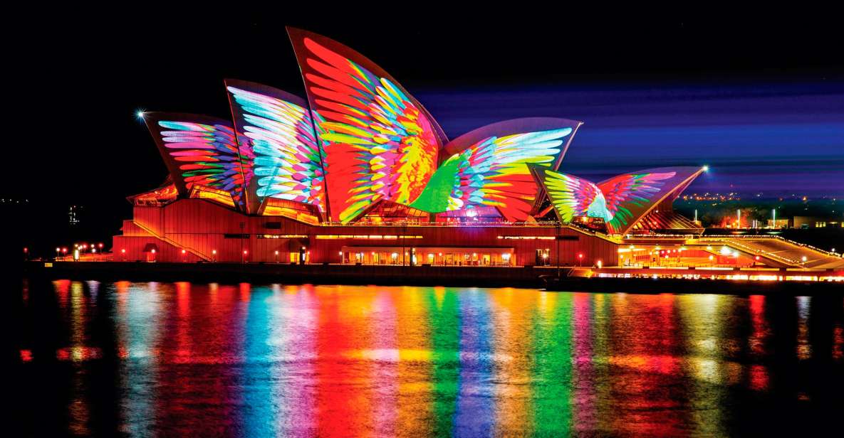 Sydney: Intimate Vivid Harbour Cruise With Canapes