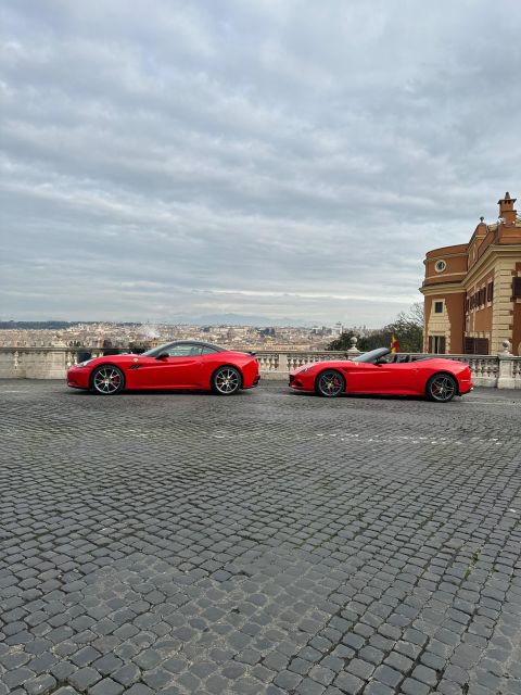 Testdrive Ferrari Guided Tour of the Tourist Areas of Rome