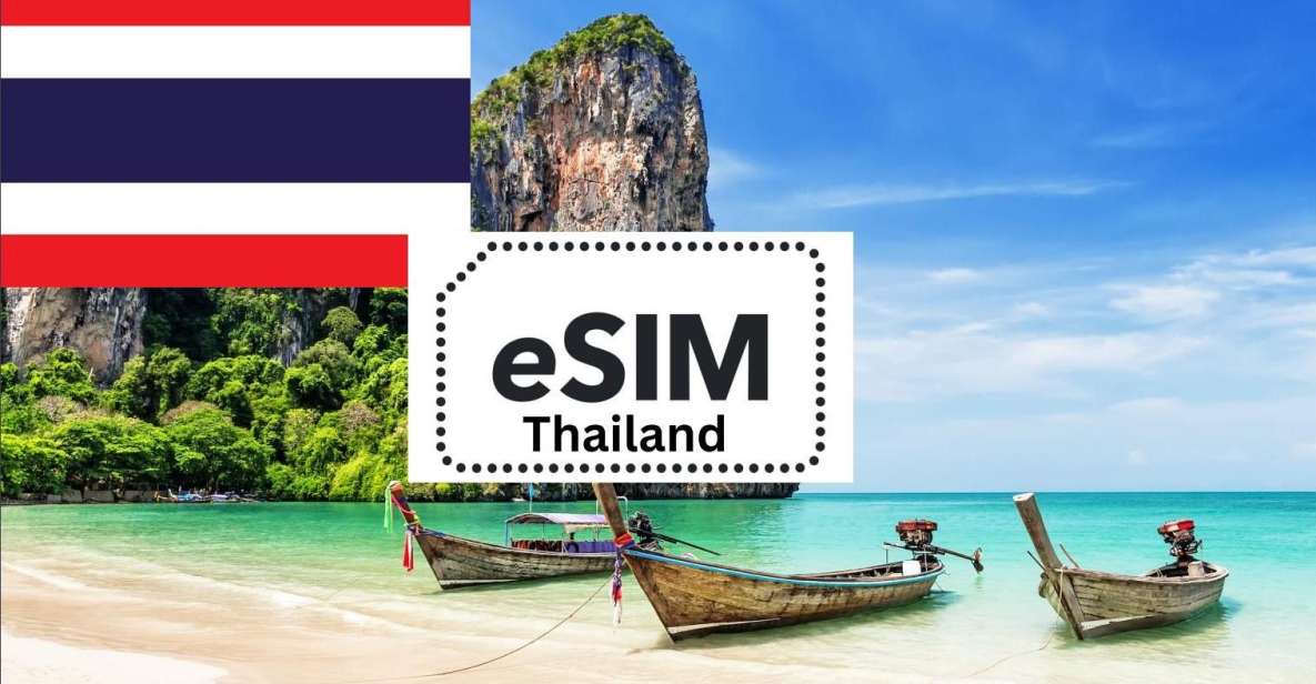 Thailand: Esim Data Plans With 7, 10, 15, or 30-DAY Options