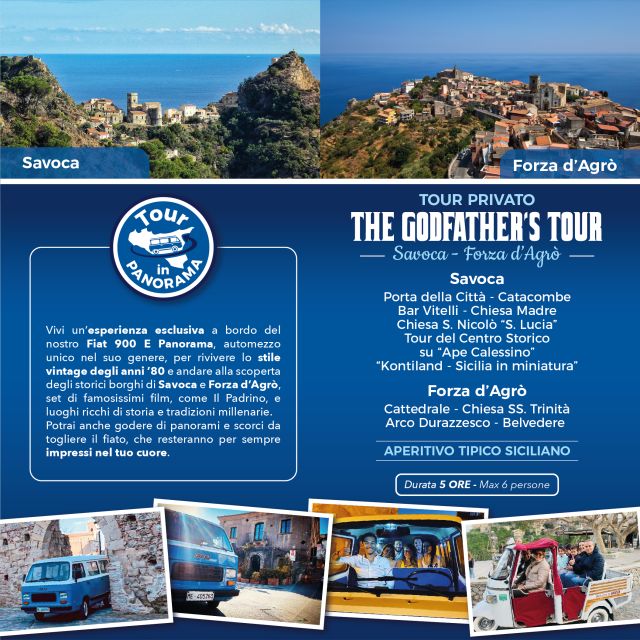 The Godfather’s Private Tour – Savoca and Forza D’agro