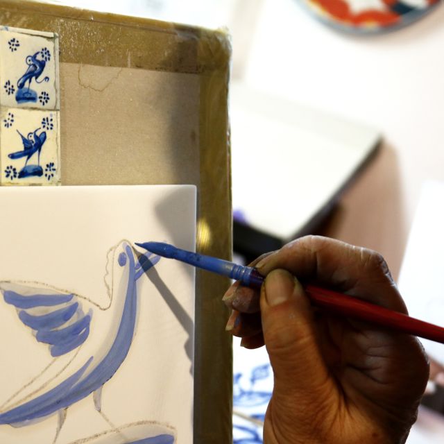 Tile Painting Workshop in the Algarve