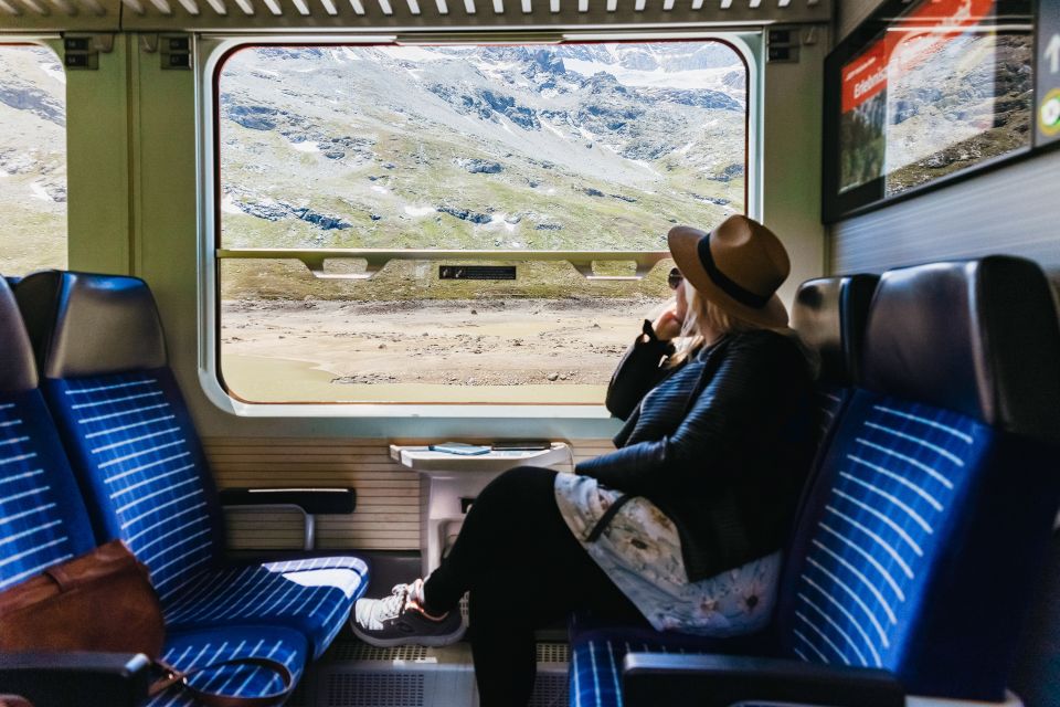 Tirano to St. Moritz: Bernina Red Train Return Day-Ticket - Ticket Details