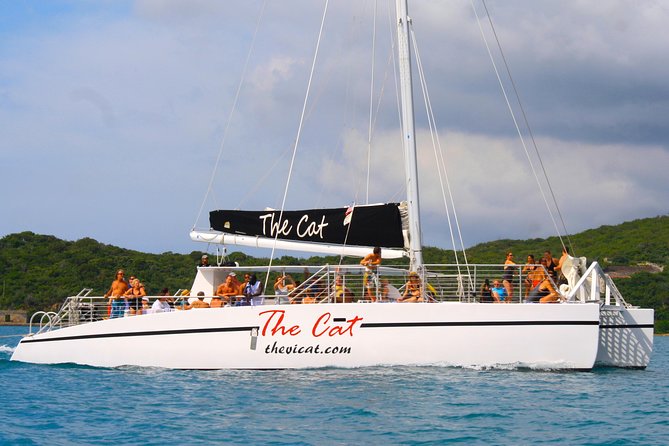 Turtle Cove Catamaran Snorkel and Sail at Little Buck Island