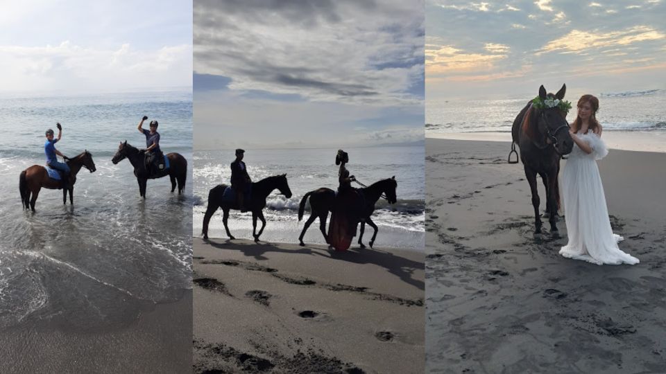 Ubud: 1 Hour Beach Horse Riding With Transfer