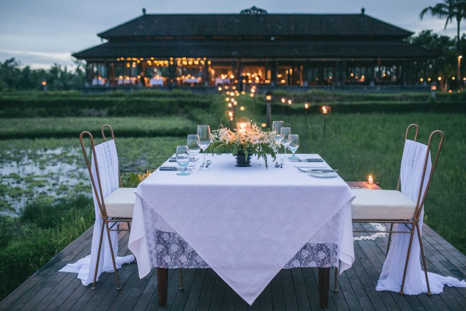 Ubud: Romantic Dinner Among the Rice Fields