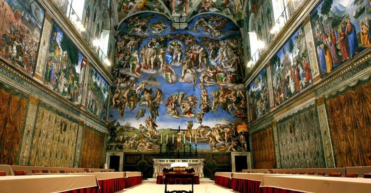 Vatican Museum & Sistine Chapel VIP Audioguide Tour + Pickup