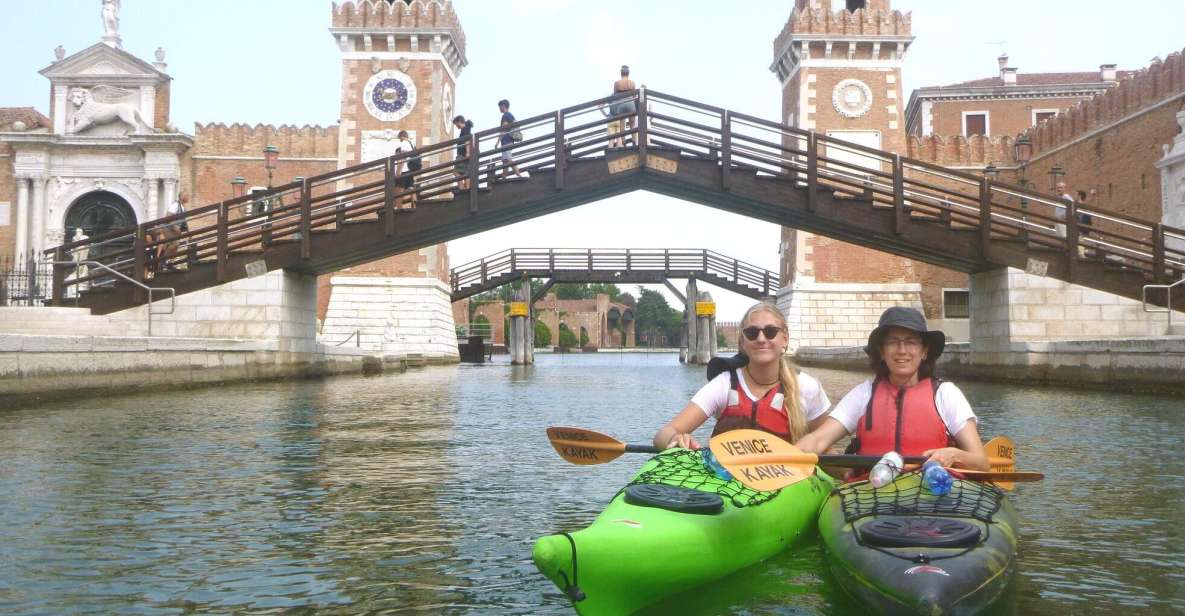 Venice: Hidden Canal Gems Kayak Tour With Certified Guide