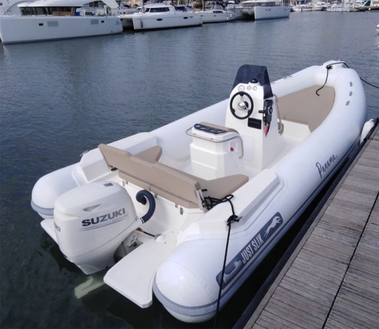 Villasimius: Inflatable Boat Rental With No License Needed - About the Inflatable Suzuki Dinghy