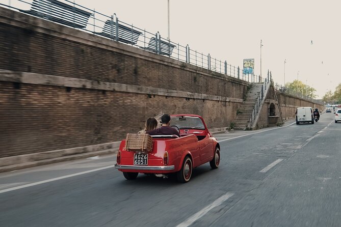 Vintage Fiat 500 Cabriolet: Romes Highlight Private Tour