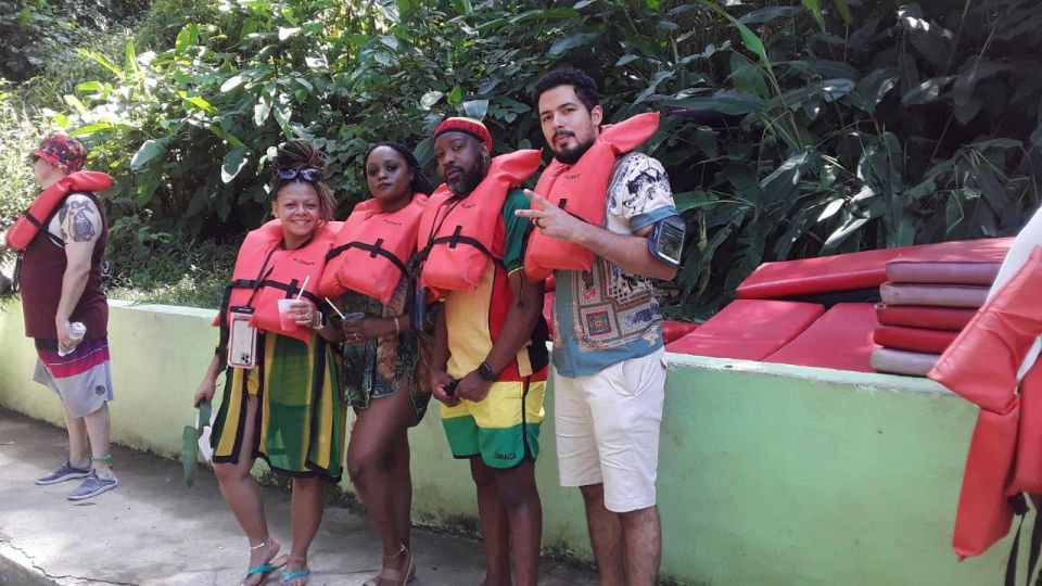 Waterfalls, Jungle River Tubing and Raft Tour With Transport