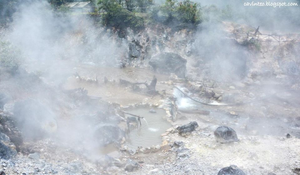 White Crater, Hot Spring and Suspension Bridge Guided Tour