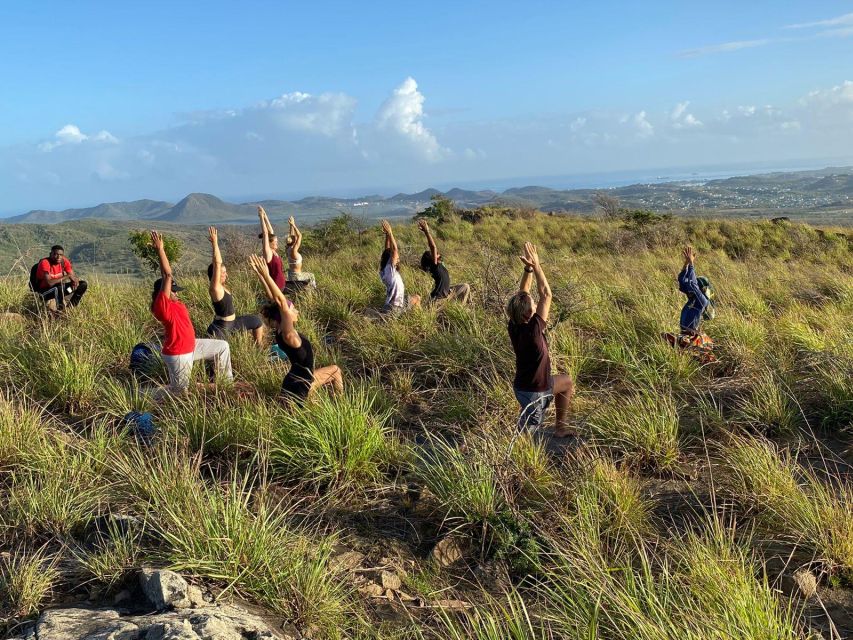 Yoga on the Verandah Overlooking St Johns Antigua (Indoors).