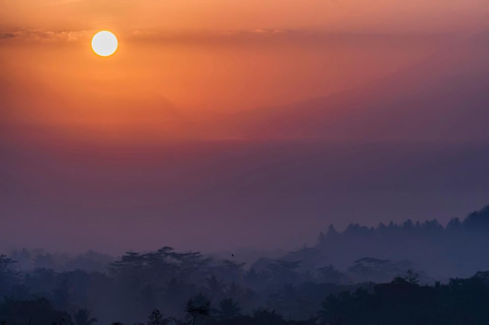 Yogyakarta: Borobudur Sunrise, Mount Merapi Volcano, and Prambanan