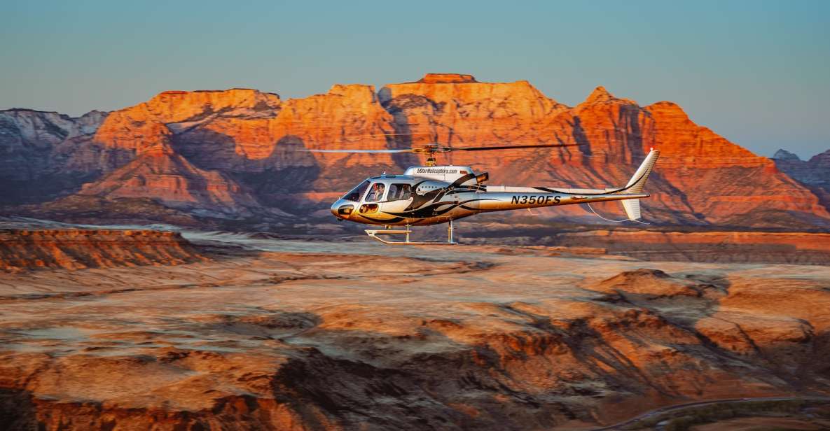 Zion National Park, Canaan Cliffs: Extended Helicopter Tour - Tour Highlights