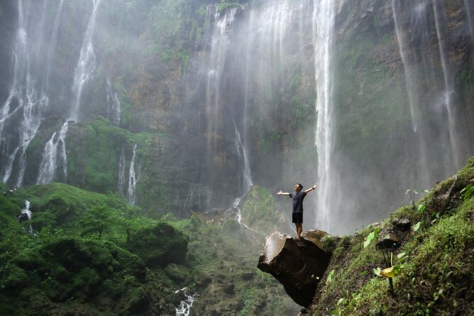 1 Day - ULTIMATE TOUR Tumpak Sewu Waterfall and Goa Tetes Cave // 07:30 - 17:30 - Inclusions and Pickup Details