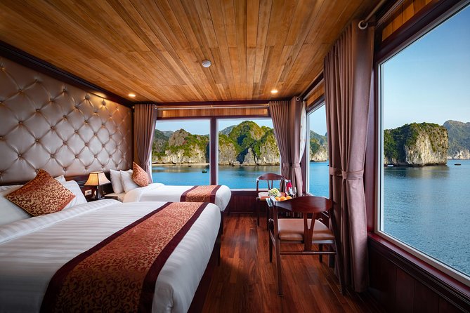 1 Night Halong Bay Cruise-Titov Island,Surprise Cave,Kayak,Meals - Included Activities