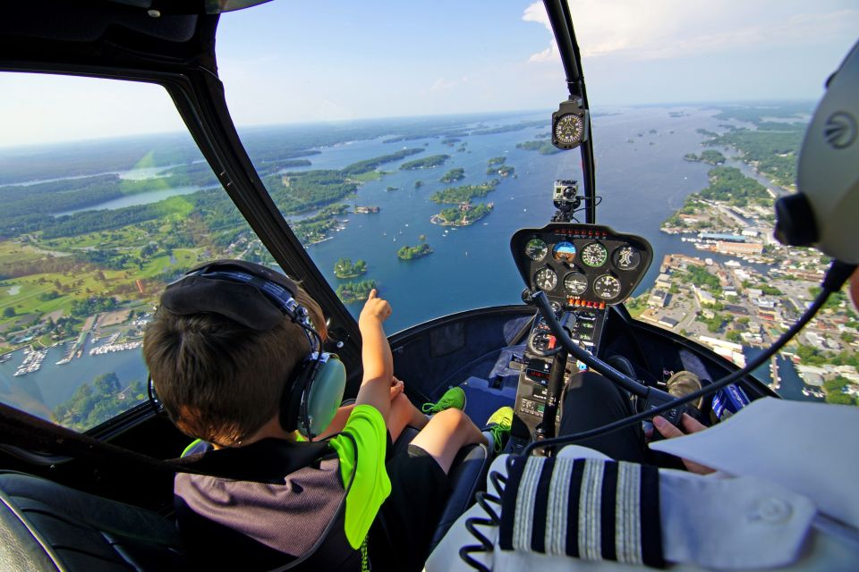 1000 Islands: 10, 20, 30, or 60-Min Scenic Helicopter Tour - Gananoque Heliport Location