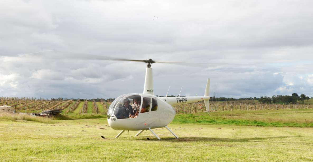 15 Minute Helicopter Scenic Flight Hunter Valley - Language and Cancellation Policy