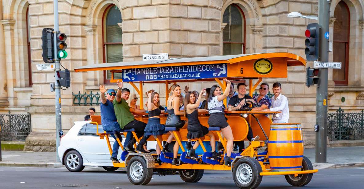 Adelaide: Handlebar Bike Tour With Pub Stops & Dinner Option - Activity Description