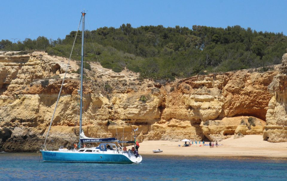 Albufeira: Sailing Boat Cruise With Beach BBQ and Open Bar - Duration and Availability