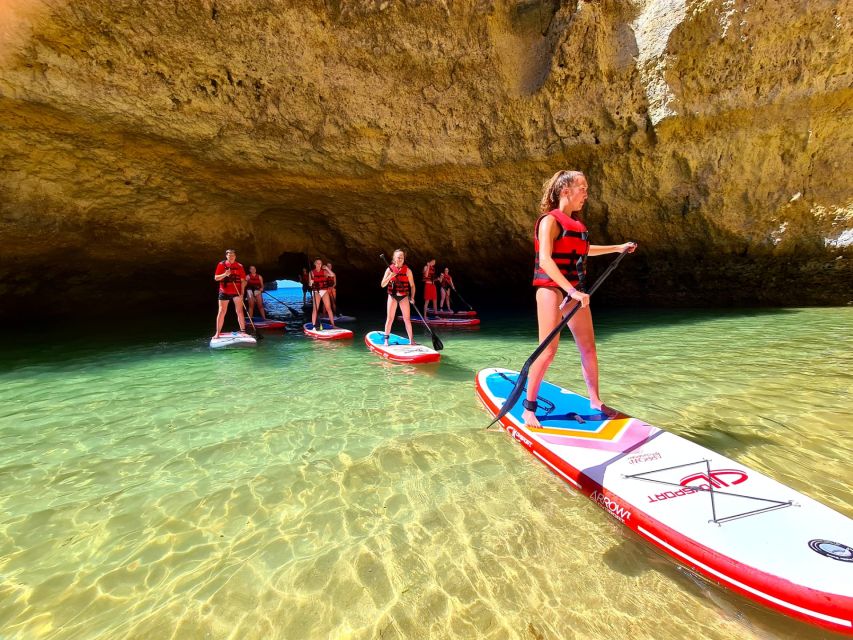 Albufeira: Stand Up Paddle Lesson and Coastal Tour - Highlights of the Tour